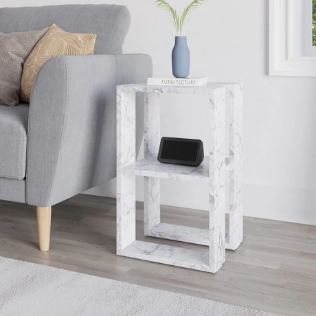 Éjjeliszekrény Lonie - Carrara Marble
