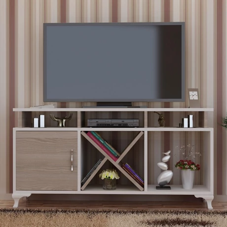 TV szekrény Ay - White, Cordoba