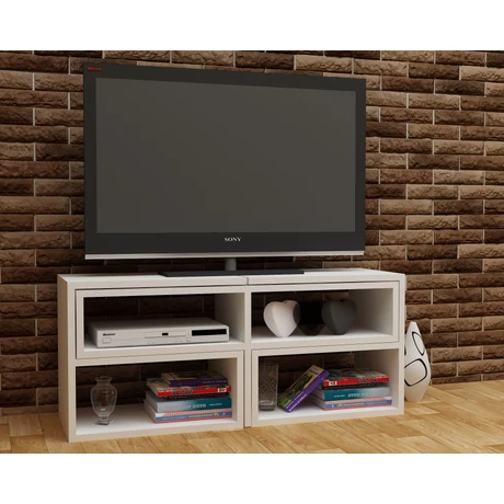 TV szekrény Care - White