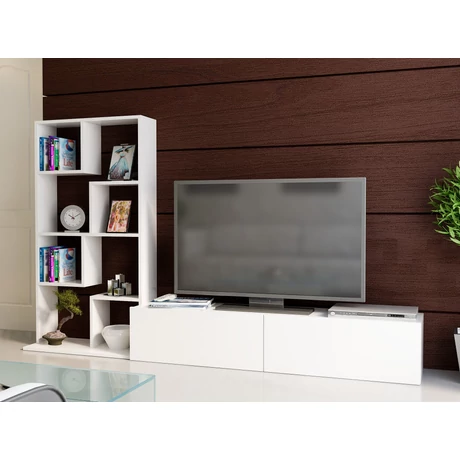 TV szekrény Bare - White