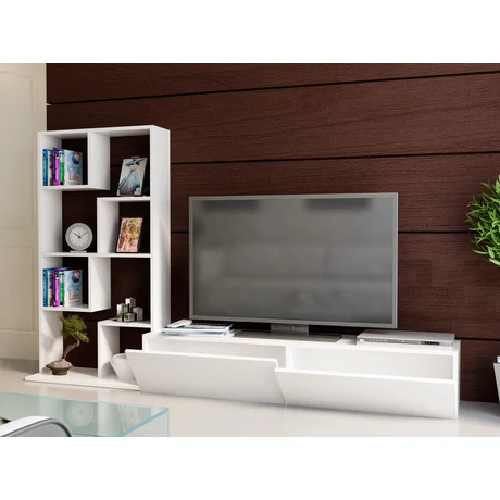 TV szekrény Bare - White