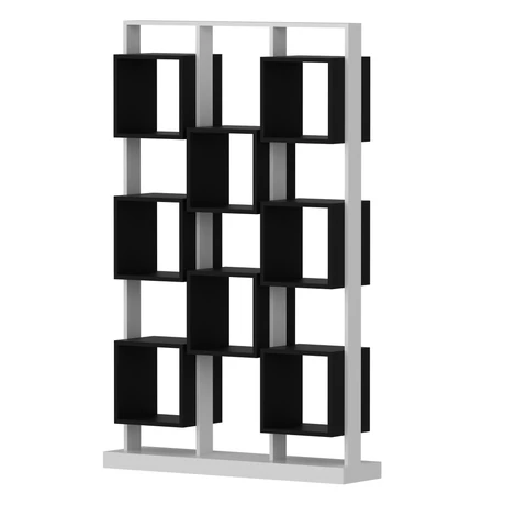 könyvespolc Edge - White, Black