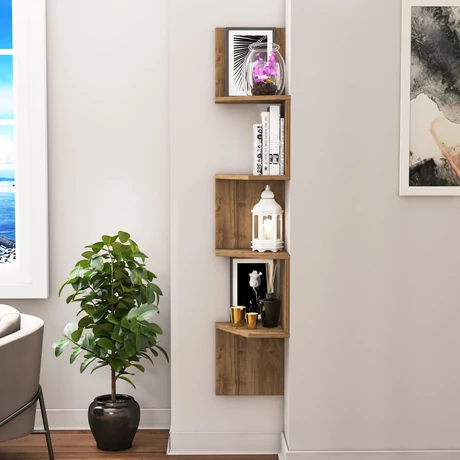 Fali polc Desaldo - Walnut