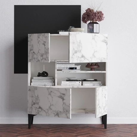 Konzolasztal Krista - Carrara Marble