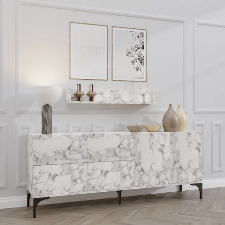 Konzolasztal Stella - Carrara Marble