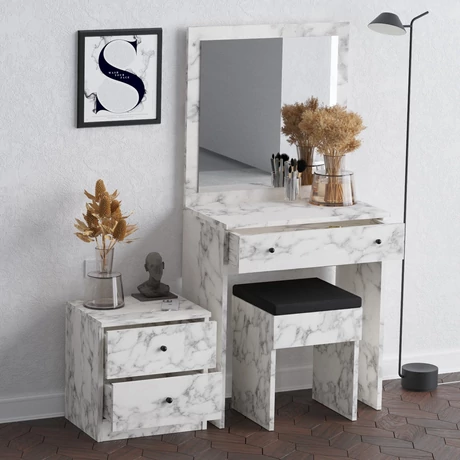 Fésülködő asztal Nice - Carrara Marble