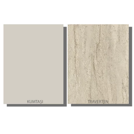 Dohányzóasztal Veyron - Travertine, Sandstone