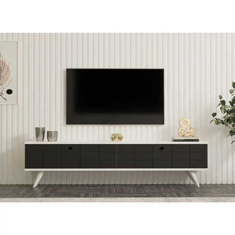 TV szekrény Alberi - Anthracite, White