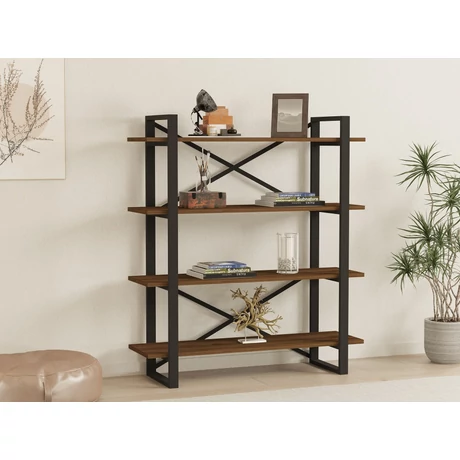 könyvespolc Makro - Walnut