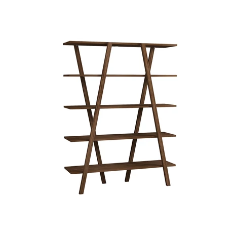 könyvespolc Perla - Walnut