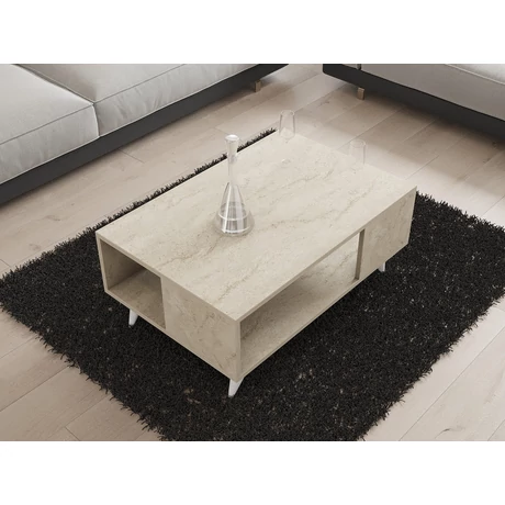 Dohányzóasztal Yuka - Travertine