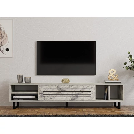 TV szekrény Safir - Freesia, Marble