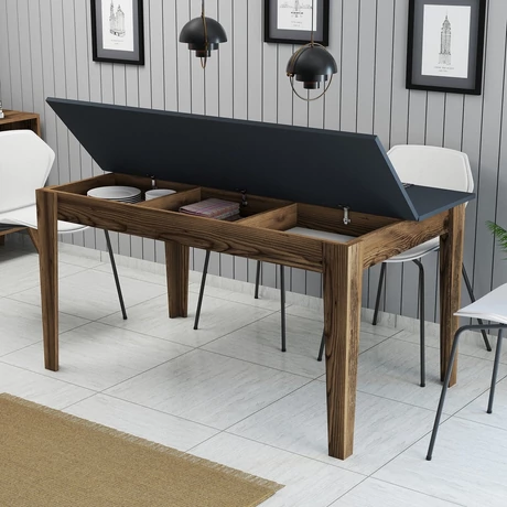 Étkező asztal Milan 513 - Walnut, Anthracite
