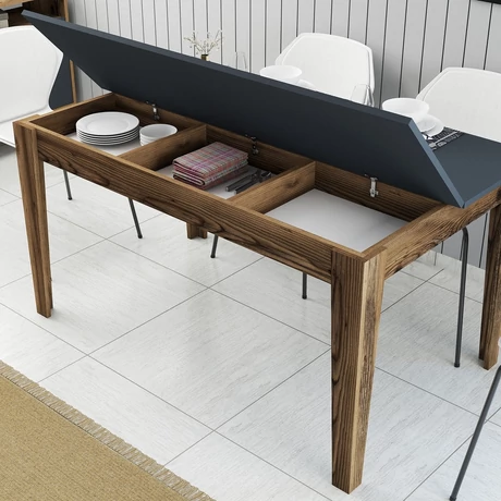 Étkező asztal Milan 513 - Walnut, Anthracite