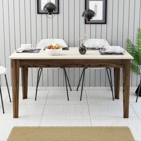 Étkező asztal Milan 517 - Walnut, Cream