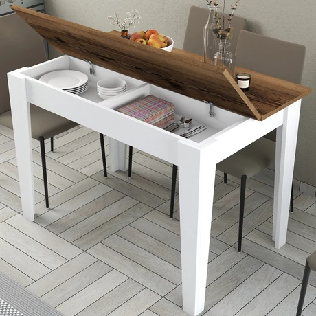 Étkező asztal Kiev 511 - Walnut, White