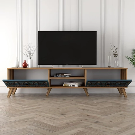 TV szekrény Class - Walnut, Chalcedony
