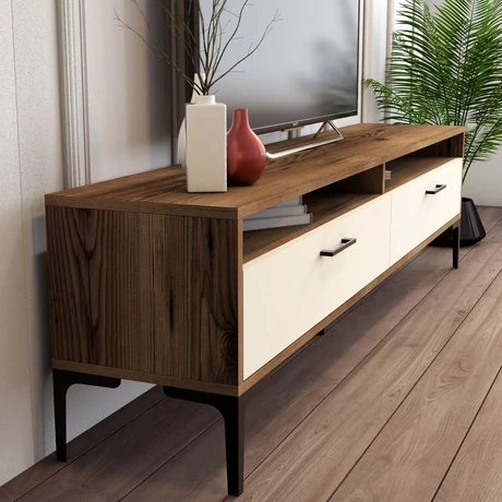 TV szekrény Istanbul - Diós, Krém