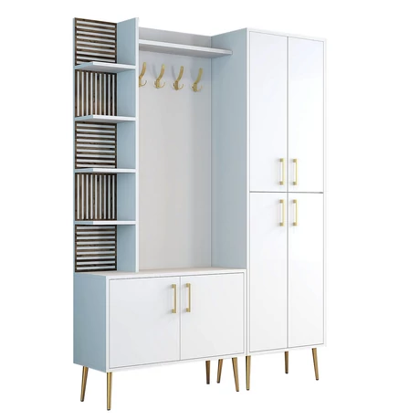 Előszobafal Viyana Da - White, Gold