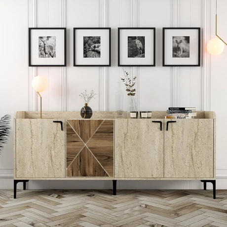 Konzolasztal Venedik - Diós, Travertine