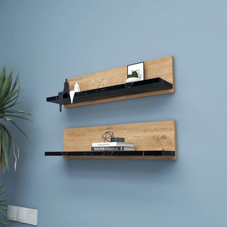 Fali polc Shelf - Fekete