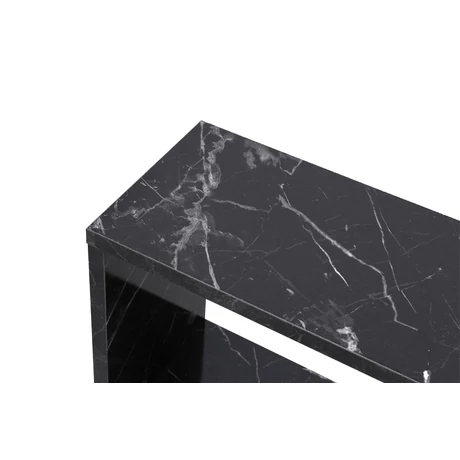 Kis asztal Life - Fekete, Marble