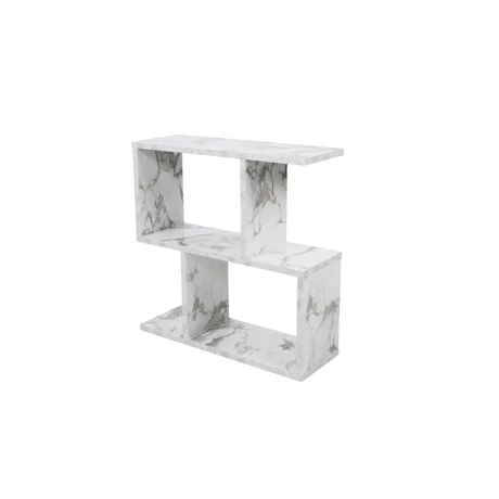Kis asztal Life - Fehér, Marble