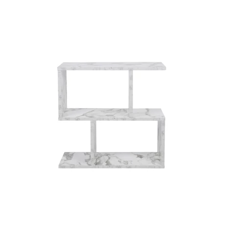 Kis asztal Life - Fehér, Marble