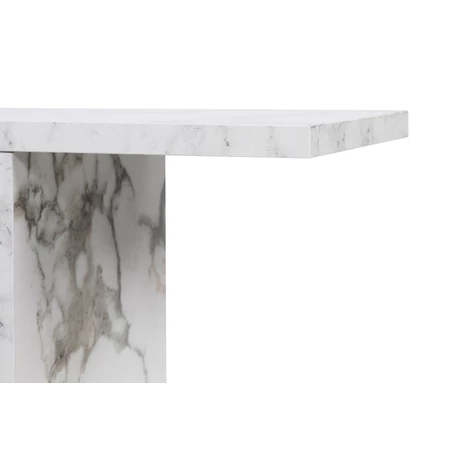 Kis asztal Life - Fehér, Marble