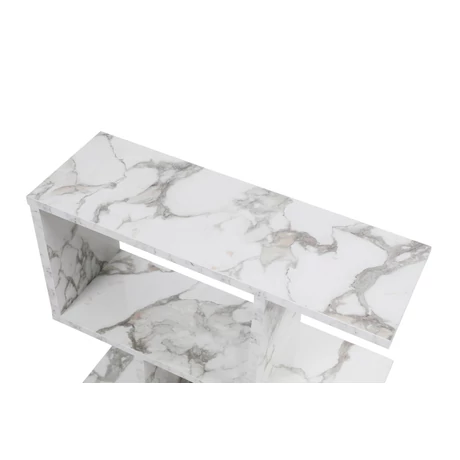 Kis asztal Life - Fehér, Marble