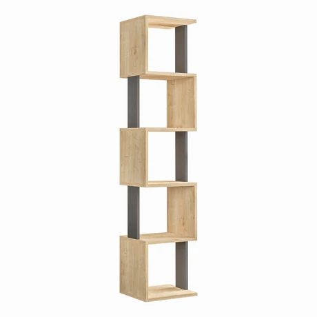 könyvespolc Piri - Sonoma Oak, Anthracite