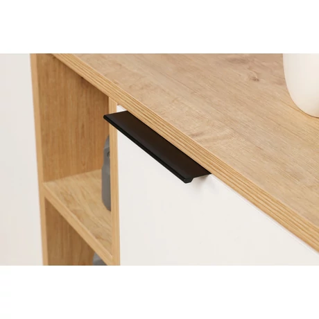 Konzolasztal Clara Console - Oak, Fehér