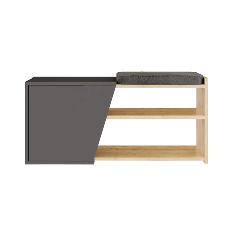 Cipőtároló Fiona - Oak, Anthracite