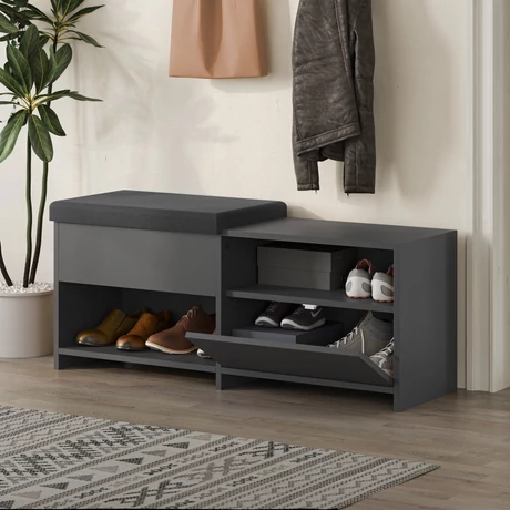 Cipőtároló Filux Bench - Anthracite
