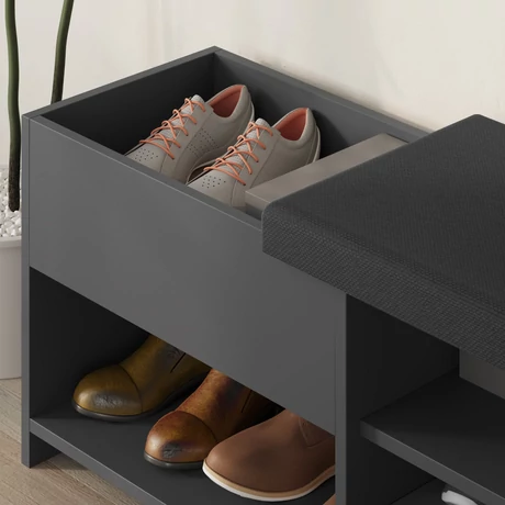 Cipőtároló Filux Bench - Anthracite