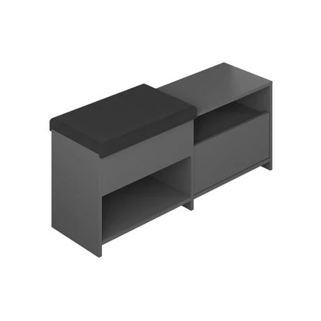 Cipőtároló Filux Bench - Anthracite
