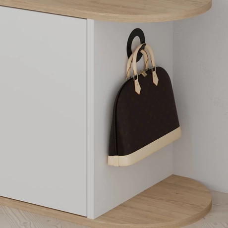 Cipőtároló Nova Shoe Bench - Oak, White