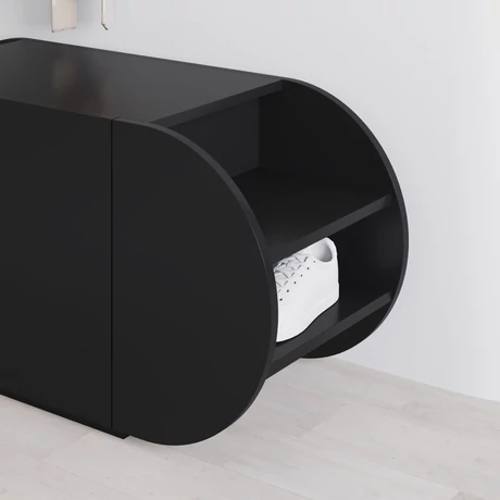 Cipőtároló Pozy Shoe Bench - Black