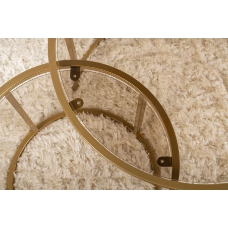 Dohányzóasztal Aurum - 60, 42 - Arany, Bronze