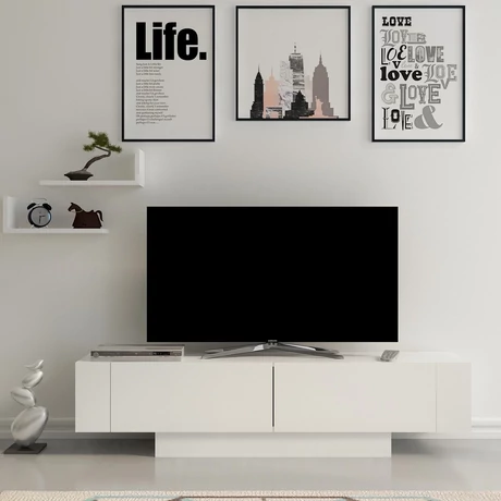 TV szekrény Matera - White, White