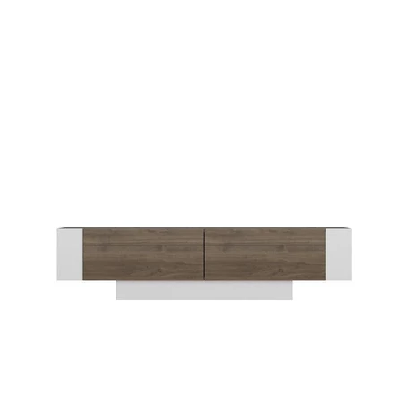 TV szekrény Matera - Walnut, White