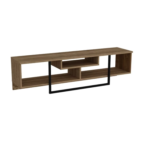 TV szekrény Asal (150) - Walnut, Black