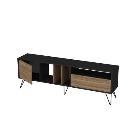 TV szekrény Mistico (180) - Walnut, Black