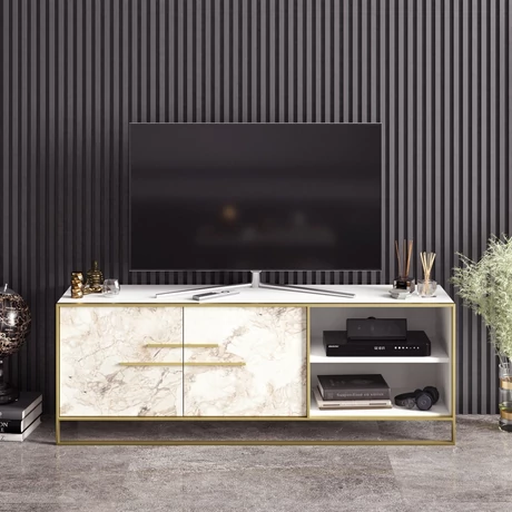 TV szekrény Polka - White