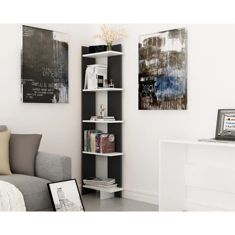 könyvespolc Als - Black, White