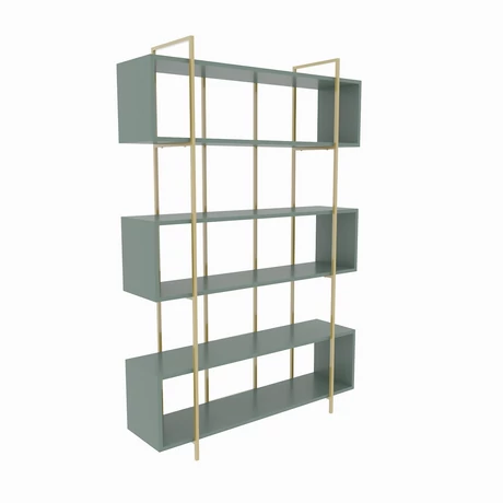 könyvespolc Bruti - Green, Gold