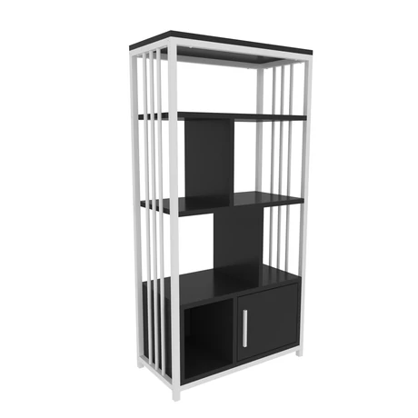 könyvespolc Valero - Black, White
