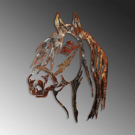 Fém fali dekoráció, Horse - 3