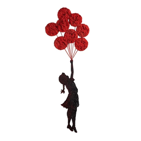Fém fali dekoráció, Banksy - 11-1