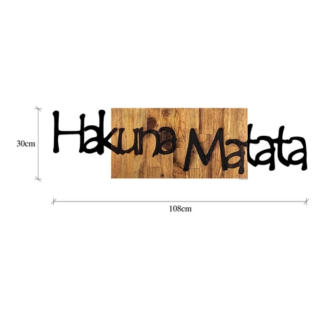 Fa fali dekoráció, Hakuna Matata 4